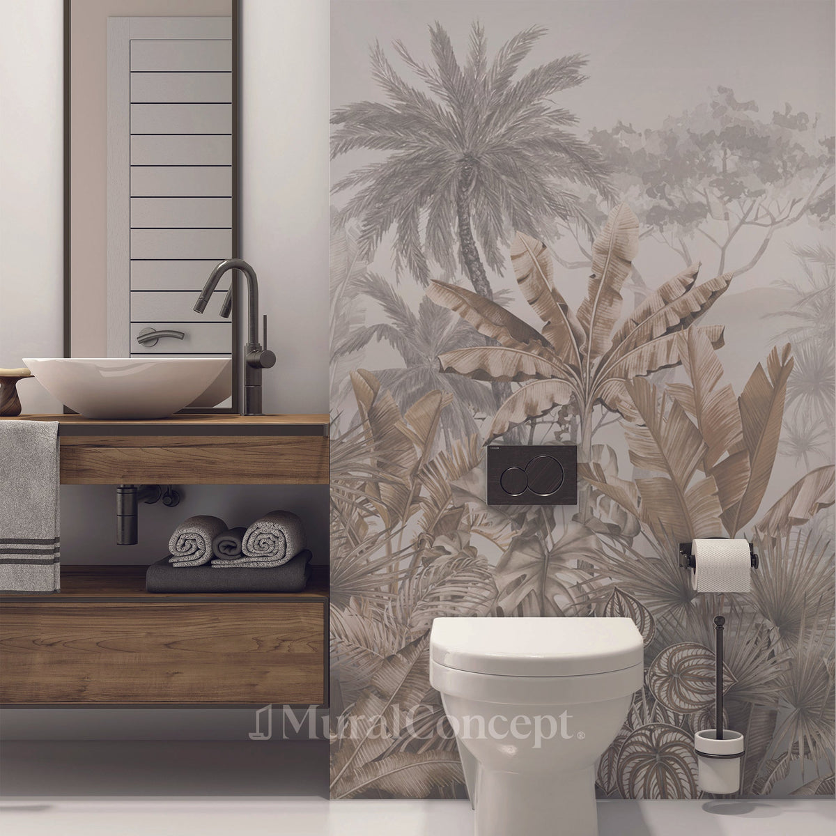Papier Peint Wc Tendance Tropical S pia papier-peint-wc-tendance-tropical-s-pia