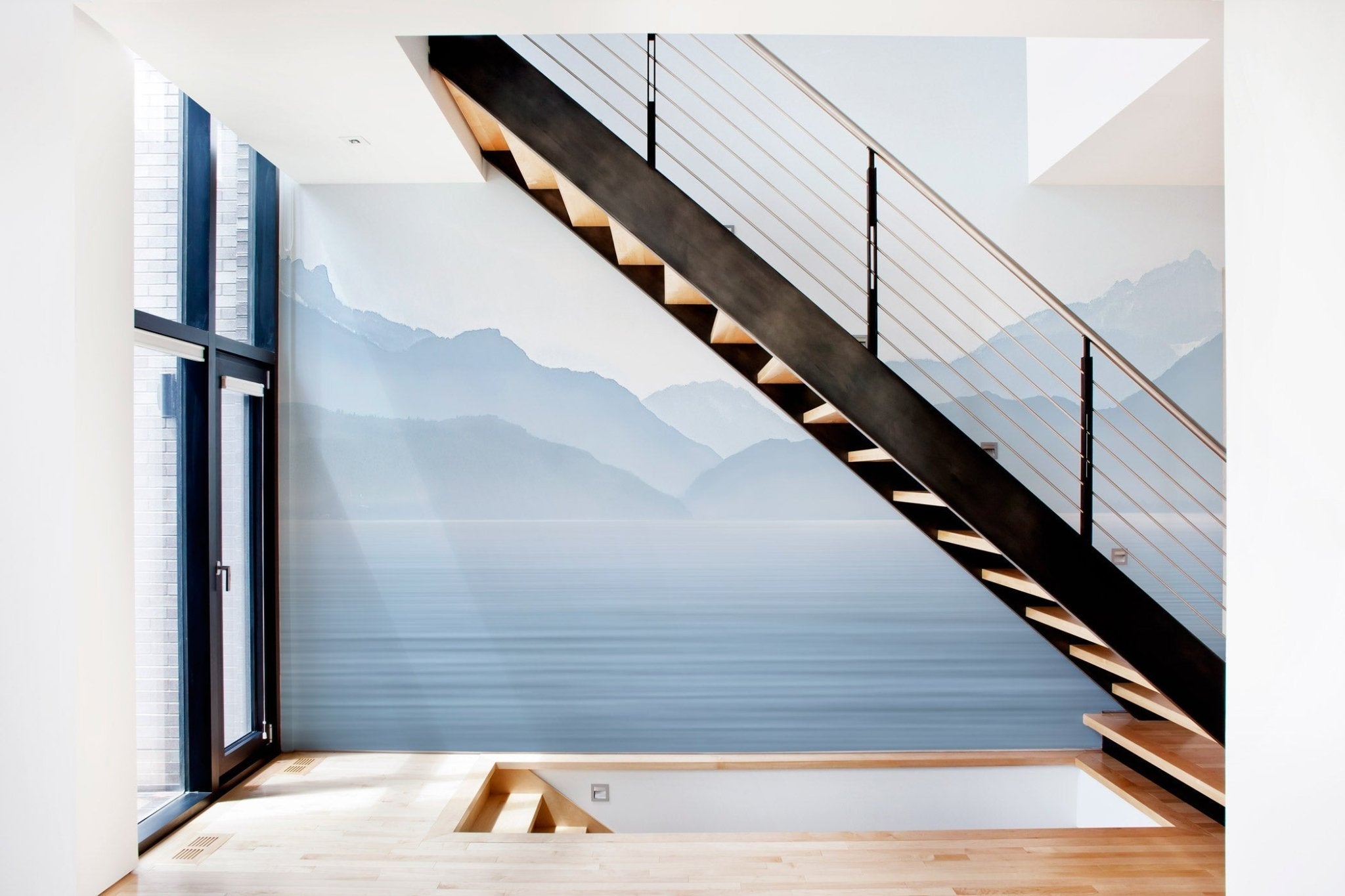 Décorer son escalier avec un papier peint