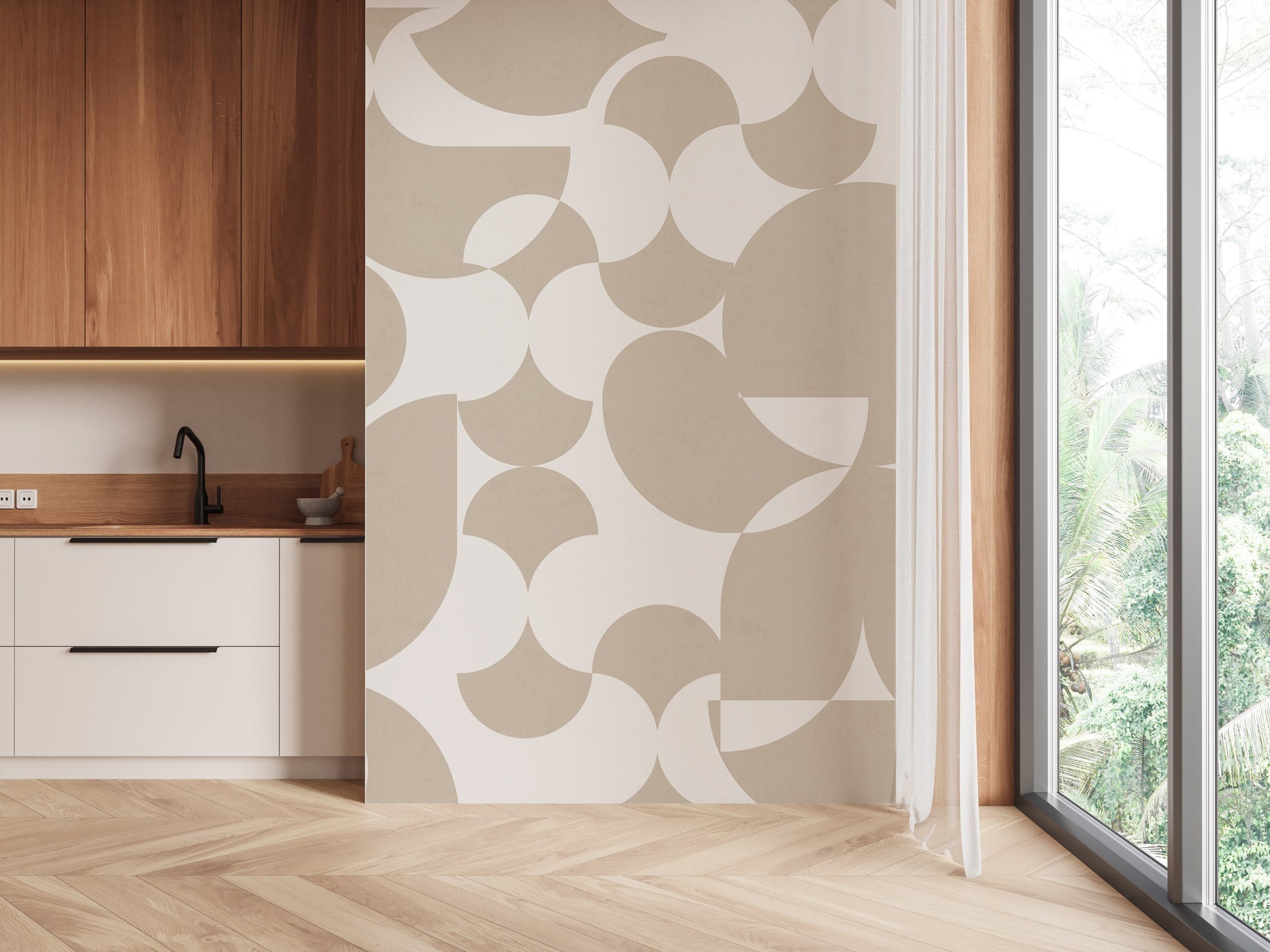 PAPIER PEINT GRAPHIQUE TENDANCE 2026 NUDE