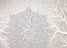 Papier peint intissé mandala bohème indien