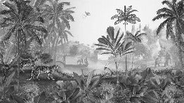 Papier peint panoramique ombres sauvages, XXL, tendance