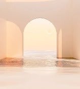 Papier peint panoramique design sunset arch, XXL, tendance