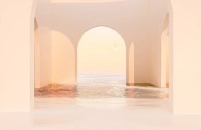 Papier peint panoramique design sunset arch, XXL, tendance