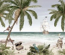 Papier peint la baie aux pirates