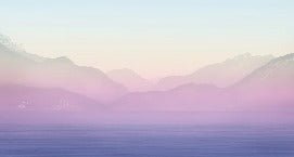 Papier peint Annecy et son lac paisible rainbow, XXL, tendance