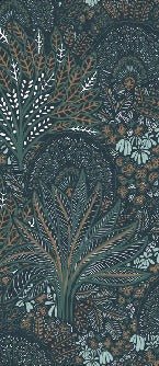 Papier peint roue du paon végétale, XXL, tendance