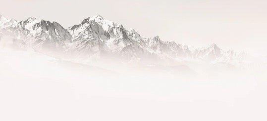 Papier peint matin brumeux Mont Blanc