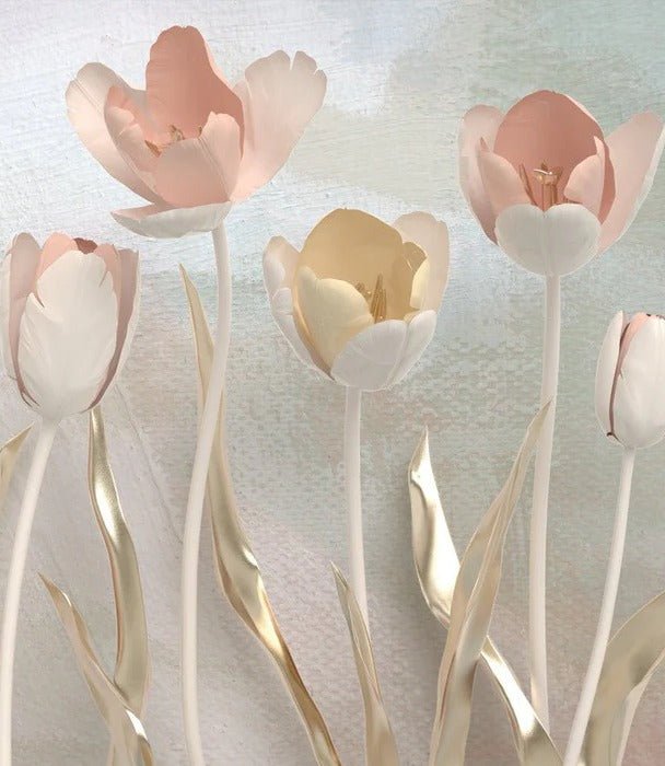 Papier peint panoramique Tulipes 3D