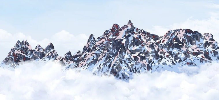 Papier peint Mont Blanc toile des Cimes, XXL, tendance