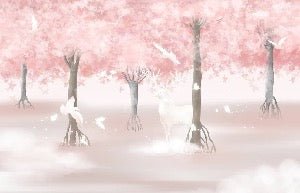 Papier peint doux rêves dans la fôret, XXL, tendance