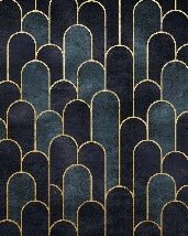 Papier peint dark blue chic, XXL, tendance