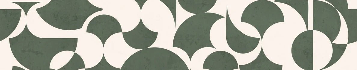 Papier peint restaurant rétro forme graphique, XXL, tendance