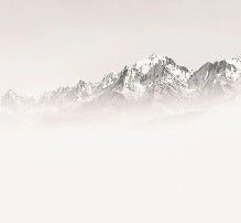 Papier peint matin brumeux Mont Blanc, XXL, tendance