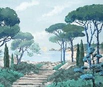 Papier peint balade dans les calanques, XXL, tendance