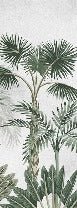 Papier peint jungle tendance arbres exotiques, XXL, tendance