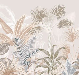 Papier peint panoramique jungle terracotta, XXL, tendance