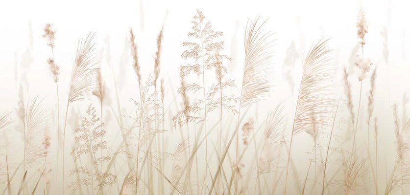 Papier peint fleur des champs de blé, XXL, tendance