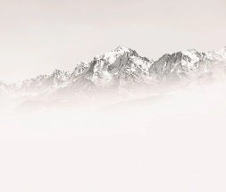 Papier peint matin brumeux Mont Blanc, XXL, tendance
