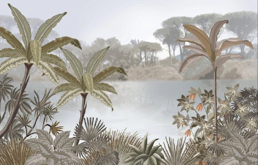 Papier peint sur mesure Jungle tendance peinture, XXL, tendance