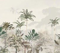 Papier peint panoramique jungle eden vert, XXL, tendance