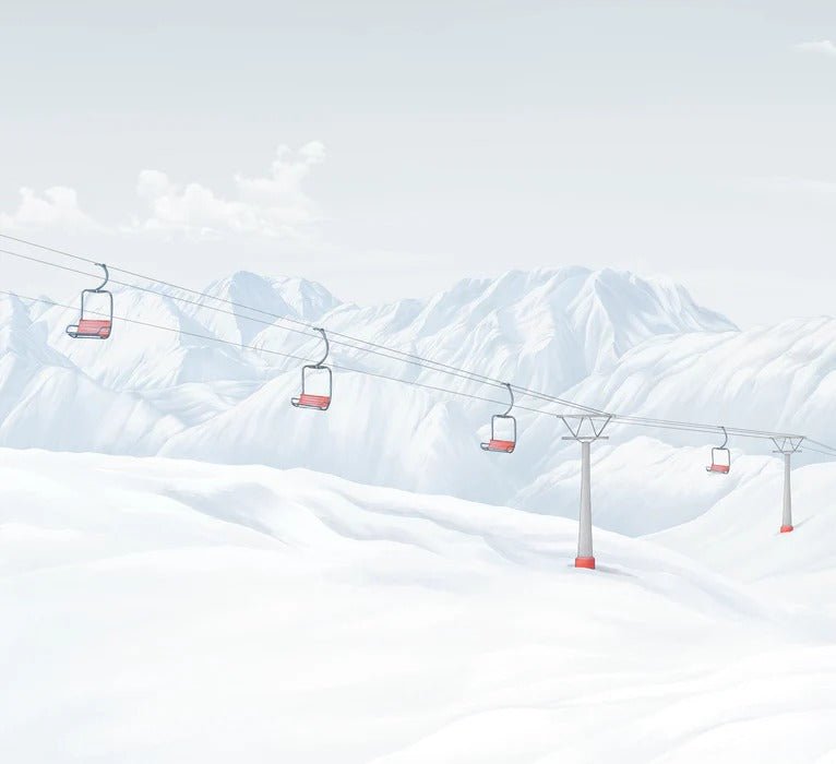 Papier peint massif des grandes Rousses, XXL, tendance