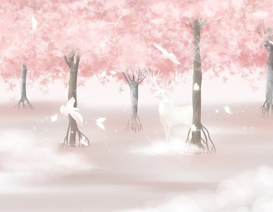 Papier peint doux rêves dans la forêt, XXL, tendance