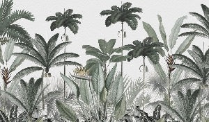 Papier peint panoramique jungle tree, XXL, tendance