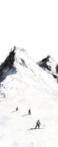 Papier peint ski alpinisme en montagne, XXL, tendance