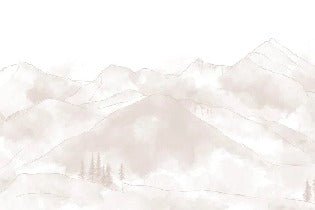 Papier peint panoramique Aravis beige, XXL, tendance