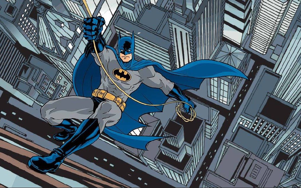 Papier peint panoramique héro batman BD escalade tower city, XXL, tendance