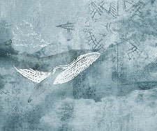 Papier peint enfant baleine en mer, XXL, tendance