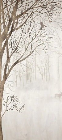 Papier peint sur mesure forêt bienvenue dans le bois, XXL, tendance