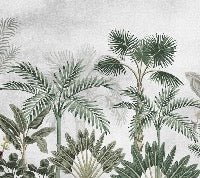 Papier peint jungle tendance arbres exotiques, XXL, tendance