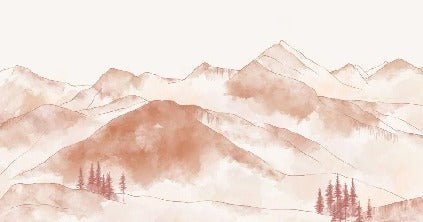 Papier peint montagne chaine des Aravis, XXL, tendance