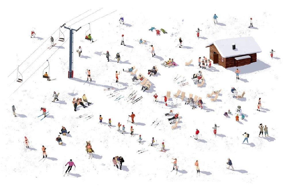 Après ski panoramic wallpaper