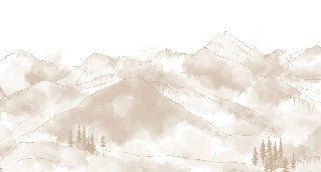 Papier peint panoramique Aravis sépia, XXL, tendance