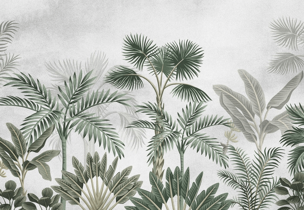 Papier Peint Tendance Exotique Trees - H260cm x L375cm - Matière Softouch