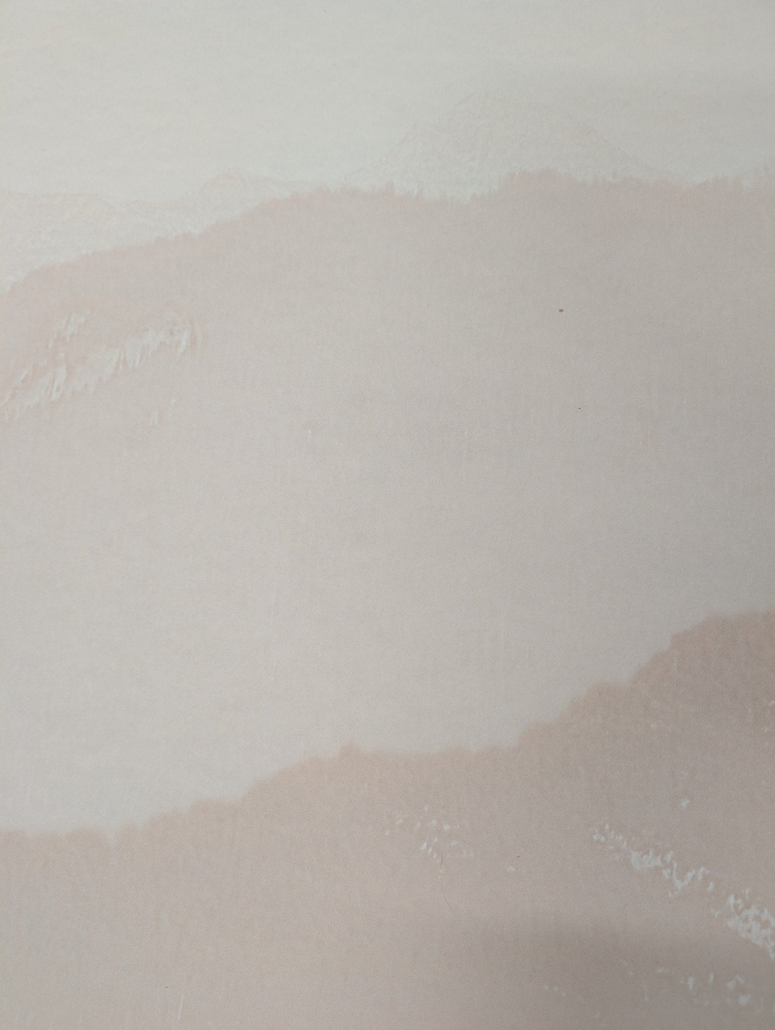 Papier peint Panoramique Annecy et son Lac Paisible Terracotta H160cmx L210cm - Matière Softouch