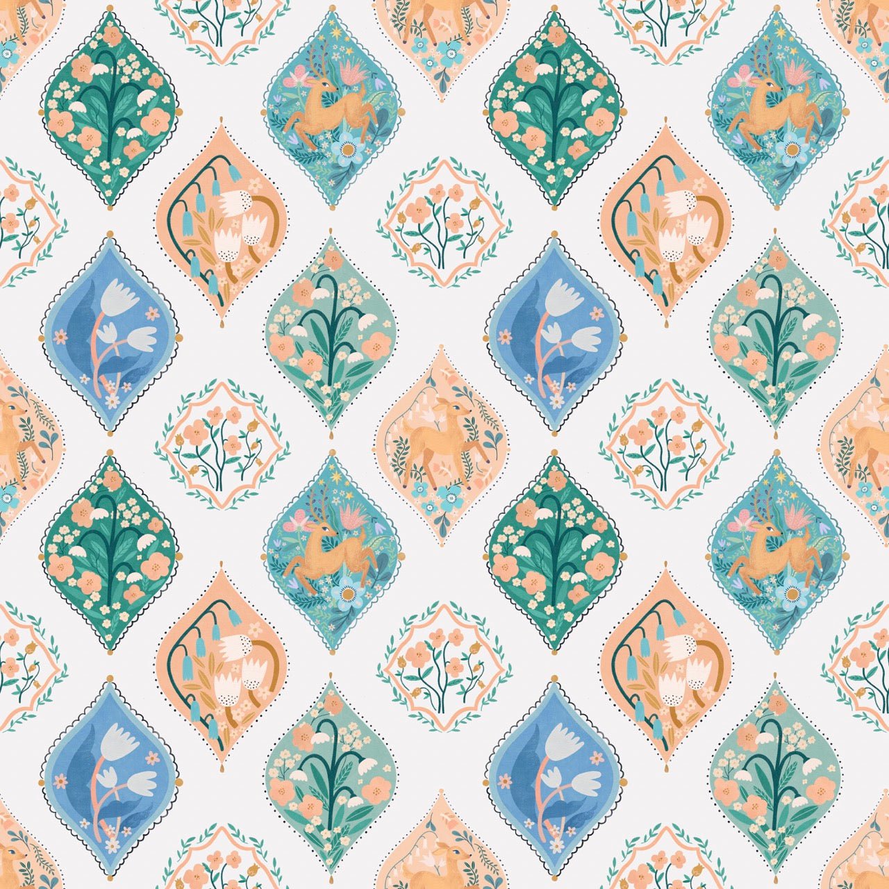 Papier peint enfant arabesque magique, XXL, tendance