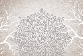 Papier peint intissé mandala bohème indien, XXL, tendance