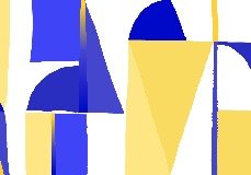 Papier peint Memphis style majorelle, XXL, tendance