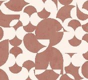 Papier peint rétro forme graphique terra, XXL, tendance