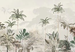 Papier peint panoramique jungle eden vert, XXL, tendance