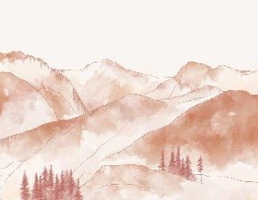 Papier peint montagne chaine des Aravis, XXL, tendance