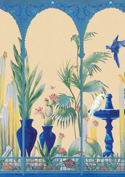 Papier peint panoramique jardin tropical, XXL, tendance