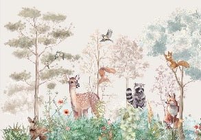 Papier peint chambre enfant nature magique beige, XXL, tendance