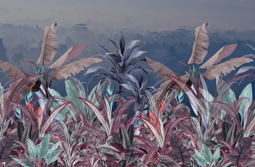 Papier peint panoramique éclat botanique, XXL, tendance