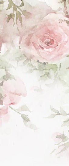 Papier peint Rose Aquarelle, XXL, tendance