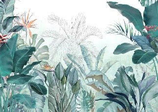 Papier peint panoramique tropical quintessence