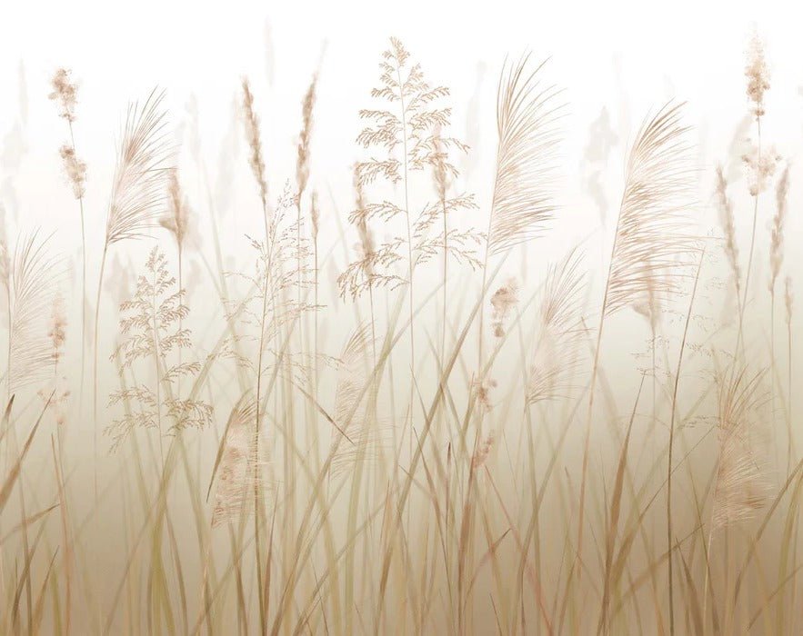 Papier peint fleur des champs de blé, XXL, tendance